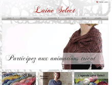 Tablet Screenshot of laineselect.com